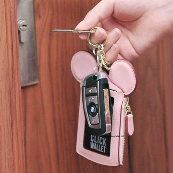 Mickey Mouse Lanyard Credit Card Holder Keychain (choose your color) 1pc - Picture 13 of 14